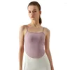 Tanques femininos da primavera e verão Arco da bainha esportes ao ar livre Roupa íntima feminina Suspender sem fitness Top com bloco de peito