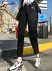 Jeans Femme Syiwidii jean blanc pour femme taille haute sarouel maman jean décontracté noir femme jean Streetwear pantalon en jean Beige bleu 230503