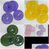 Pendant Necklaces Fashion Jewelry 30Mm Beautif Green Purple Yellow Pink Jad Round Women Men Bead 1Pcs Wfh349 Drop Delivery Pe Dhgarden Dh10W