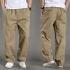 Męskie spodnie ładunkowe luźne biznesowe spodnie oddychające proste kombinezony man elastyczne taktyczne joggery męskie odzież uliczna