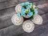 Mats Pads 10CM Round Vintage Cotton Lace Placem At Handmade Table Place Mat Cloth Tea Cup Coffee Coaster Wedding Doily Kitchen Christmas Z0502