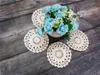 Mats Pads 10CM Round Vintage Cotton Lace Placem Handmade Table Place Mat Cloth Tea Cup Coffee Coaster Wedding Deckchen Kitchen Christmas Z0502