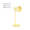 Bordslampor 2800K Desk Lamp 3 Belysningslägen Ljusbok Läsning Barn Bedside Eyes Protection Night Lights Yellow