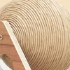 Scratchers Triangle Cat Scratching Ball Hand Wrapped Sisal Rope Ball Pet Furniture Solid Wood Wearresistant Supplies Slipning Paws Toy Cat