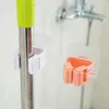 Ganchos adesivo adesivo Multi-purpose Mound Mop Organizer Holder Brush Hanger Rack de armazenamento Rack de cozinha Ferramenta de banheiro