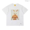 Men's T-shirts Summer #fr2 Japan Syle Prining Men Women Fashion Casual Shir Knied Qualiy Rabbis Two Shir 9 AB5E