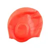 水泳キャップ耳保護水泳キャップシリコン帽子防水弾性フリーサイズ大人のスイミングプールギア良い品質6色B43002 J230502を選択