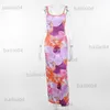 Feestjurken Zomerjurken Dames 2023 Boho Kleding Tie Dye Elegante Jurken Feestjurken En Evenementen Sexy Maxi-jurken Voor Dames T230503