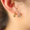 Hoop Earrings Classic Simple Women Jewelry High Quality Polished Huggie Mini Small Hoops Gold Silver Color Minimal Circle Earring