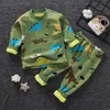 Schlafanzug Kinder Thermo Unterwäsche Anzug Plus Samt Verdickung Pyjama Set Baby Jungen Mädchen Herbst Winter Warme Hauskleidung Nachtwäsche 230503