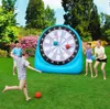 PVC mini Inflatable Dart Board Soccer Game Inflatables Football Shooting Dart-Board With Air bump for kids