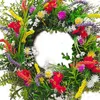 Декоративные цветы искусственные дикие цветочные гирлянды многоцелевые красочные висящие творческие творческие для дома праздничный подарок
