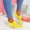 Dress Shoe Summer Fly Weave Flats Fashion Plus Size Sneakers Platform Casual Sport 230503