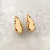Hoop Earrings Arrivals Gorgeous Gold Color Multi Colored Stone Decorated Teardrop Shape Small Huggie For Women Girl Jewelry