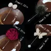 Broschen Pins Perle Vintage Brosche Luxus Schal Schnalle Blume Kleidung Weibliche Pullover Lange Nadel Zubehör