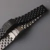 Bracelets de montre Bracelet en acier inoxydable Bracelet 18mm 20mm 22mm 24mm 26mm Hommes Bracelet de montre en métal massif brossé pour Gear S3 Accessoires de bande