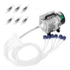 Pumpen Aquarium -Kompressorluft 220 V Hochleistungs emagnetische Luftpumpe Fischteich Sauerstoffpumpe für Teichluftbelüftungspumpe ACO208/308/318 240 V