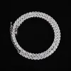 Designer Hip Hop ketting vrouwelijk mannelijk 4 mm zirkon 1 rij tennisketen diamant ketting goud zilver