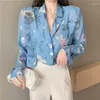 Frauen Blusen Großhandel 2023 Frühling Sommer Herbst Mode Casual Damen Arbeit Frauen Bluse Frau Overshirt weiblich OL Py1400