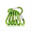 5 PCSCarabiners 2pcs Aluminum alloy gourd-shaped carabiner fishing rod accessories hanging buckle outdoor camping multi-function tool P230420nice