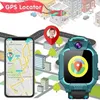 Kids Smart Watch SIM Card SOS Chame LBS Tracker Câmera Voice Chat Game Lanterna de lanterna de água Smartwatch para crianças à prova d'água para crianças