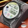 Novo relógio inteligente gps rastrear tocador de música local 454*454 AMOLED SCREEN Bluetooth Call Sports Man Smartwatch