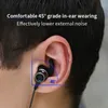 Qkz ck1 hörlurar för telefon mp3 mp4 buller isolerande stereo sport i öronörlurarna öronsnbud fone de ouvido audifonos auriclears hörlurar