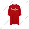 2023 Summer Mens Plus Tees Polos diseñador camiseta hombres letra clásica impresión camisetas camiseta de algodón mujeres camiseta roja EE. UU. Tamaño XS-L