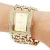 Wristwatches 2023 Sale Stainless Steel Crystal Wrist Watch Women Casual Fashion Ladies Quartz Analog