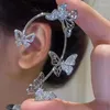 Orecchini posteriori LETAPI Polsino dell'orecchio da donna di moda Hollow Sweet Butterfly Bones Clip per gioielli da donna Bijoux