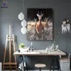 Numero colorazioni fai -da -te immagini per numeri con colori Sika Deer40x0 Picture Drawing Painting by Numbers incorniciata Home