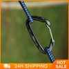 5 PCScarabiners Portable Climbing Buckle Carabiner Outdoor Camping Multifunction Buckle D-Shape Safety Practical Buckle Climbing Acessory P230420