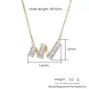 Chaînes Vintage vague cristal pendentif collier pour femmes 2023 couleur or tour de cou chaîne cubique zircone cou bijoux filles en gros