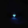 Anéis de banda 1/2 PCs criativos luminosos brilhando no escuro Casal Ajustável Mulheres Mulheres Coração do Dia dos Namorados Presentes de Joias Y23