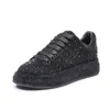 Nuove donne di primavera sneaker di moda strass Shine Solle Sports Scarpe per le scarpe da scuola per giovani Sneaker Piattaforma di cristallo Sneakers 43 D2H43