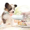 Taşınabilir evcil köpek su şişesi köpek yavrusu kedi seyahat besleme besleyici içme kasesi açık su dağıtıcı evcil hayvan aksesuarları ürünleri malzemeler