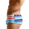 Maillots de bain homme Warna Geometris Empuk Baju Renang Slip untuk Pria 14 Gaya Pantai Celana Pakaian Mandi Berenang Pendek 230428