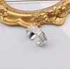 Moda Tasarımcı Marka Mektup Band Rings Erkek Kadın Yüksek Kaliteli Altın Kaplama Sier Kaplama Yüzük Unisex Lovers Düğün Mücevherleri