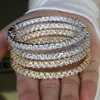 Hoop Huggie 60mm Big HoopEarrings Gold Plated Eight Zirconia Charm Gold Plated Hoop Earring For Women Jewelry 230428