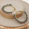 Hoop oorbellen GO2BOHO BOHO MIYUKI ZOAD KRAAD EARRING BOHEMISCHE SIERRY 2023 Inheemse kralenwerkoorringen handgemaakte geschenken voor vrouwen