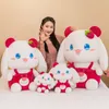 poupée en peluche de lapin rose populaire pour le confort de sommeil, les oreillers, les cadeaux et la vente en gros des fabricants en stock