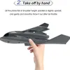 Aircraft Modle B2 RC Airplane 2.4Ghz 2 Channels Remote Control Airplane Fixed Wing Foam Aircraft Model Flight with LED Lights Kid Toys for Boys 230503