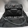 Borse da sera 2023 Kurt G Mini Quilted Eagle Metal Women Shouder Ricamo di alta qualità Cuoio Ladies Cross Body 230503