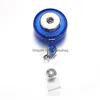 키 고리 Noosa Snap Button Ring Badge Reel ID Holder 개폐식 교환 가능한 보석류 Fit 18mm 스냅 드롭 배달 DHPZB