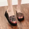 Dress Shoes 2022 Fashion Wedge Sandals Women's Wedge Leisure Sandals Simple and Comfortable Flip-Flops Summer New 5cm Heel