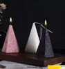 Velas nórdicas do cone geométrico arométrico jasmim rosa aromaterapia vela essencial de petróleo de casa duradouras casas de casa duradouras