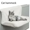 Mattor Pet Cat Animal Hammock Radiator Bed Hanging Winter Warm Fleece Basket Hammocks Metal Iron Frame Sleeping Bed for Cats