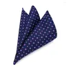 Bow Ties Yishline 18 Styles Herr Mens Silk Pocket Squares 25cm Solid Floral Man Handkuft Wedding Party Accessories Men Hankies