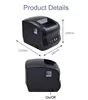XPRINTER 365 USB Port Bluetooth 80 mm termal Barco de Printer Machine Machine Etykieta dla małych firm