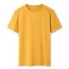 Mens TShirts Summer 100% Cotton TShirt Solid Color Soft Touch Fabric Men Basic Tops Tees Casual Male Clothing 230503